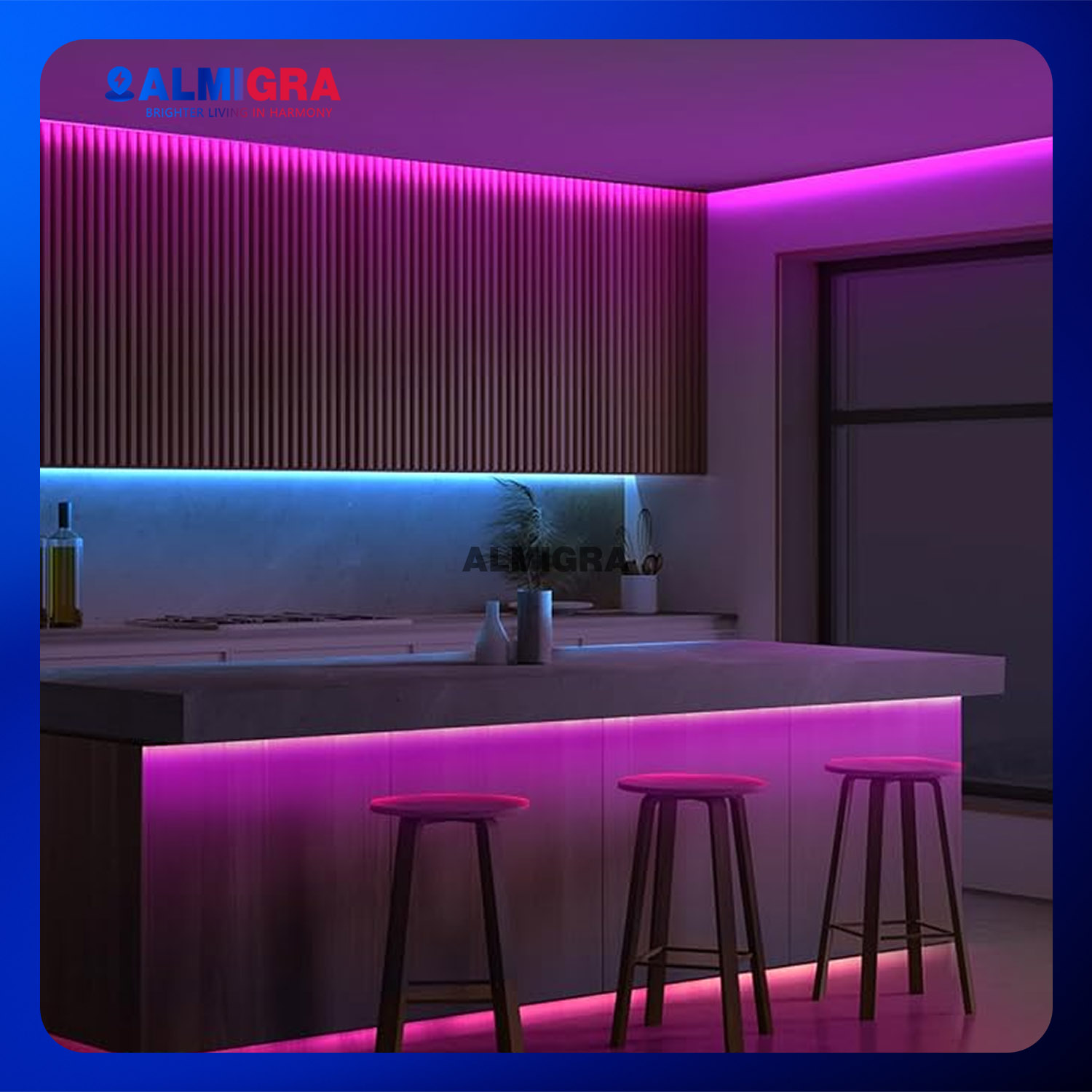 LED Strip COB 12V 5 Meter Plus Lem Double Tape Merah Biru Hijau Ice Blue Golden - Image 2